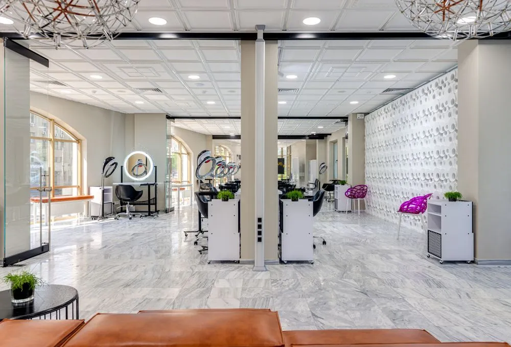 Bright, calm clinic interior