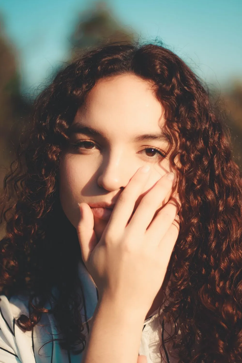 Close-up of healthy, cared-for skin
